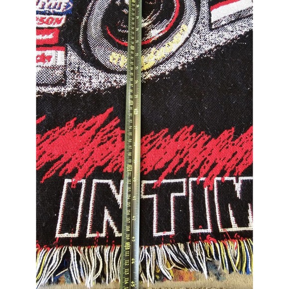 Dale Earnhardt Intimidator Racing Blanket 100% Acrylic Northwest Company USA - Picture 4 of 8